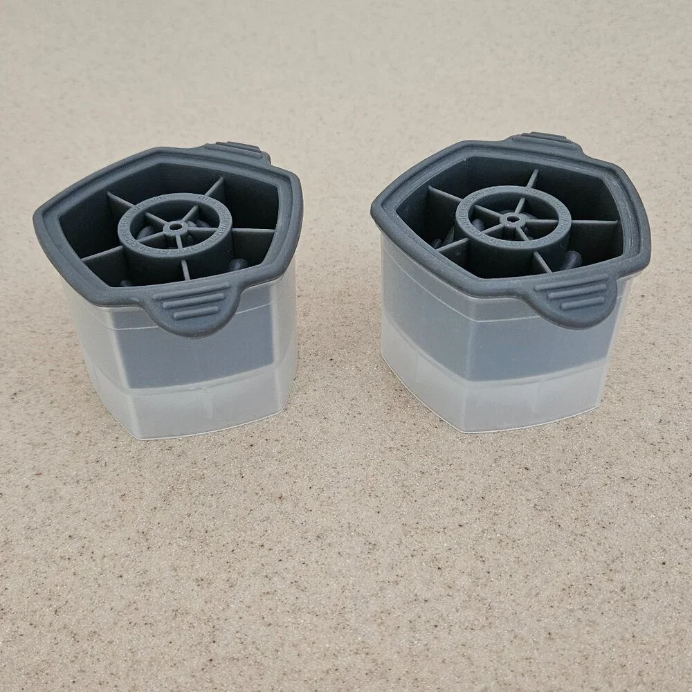 RARE 2 TOVOLO ROSE FLOWER FLORAL ANNIVERSARY WEDDING ICE CUBE MOLD SLOW MELTING